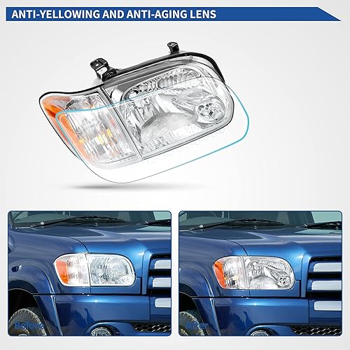 Miniatura 136 de oEdRo Faros delanteros compatibles con Ford F150 / 06-08 Lincoln Mark LT Pickup 2004, 2005, 2006, 2007, 2008, Ford F150 / 06-08 Lincoln Mark LT OE