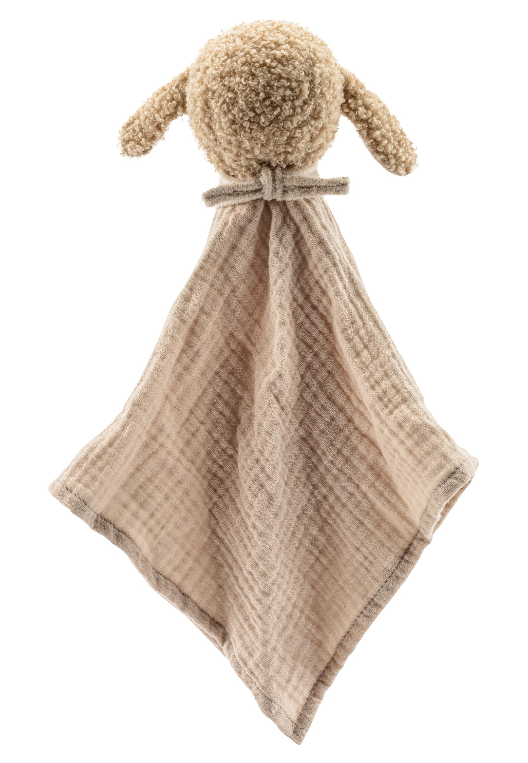 Sterntaler Schmusetuch L Schaf Flocke - Baby Kuscheltuch aus leichtem Musselin - Baby und Kinder Schnuffeltuch aus hochwertigen Materialien - Kuscheltier für zu Hause & Unterwegs, beige