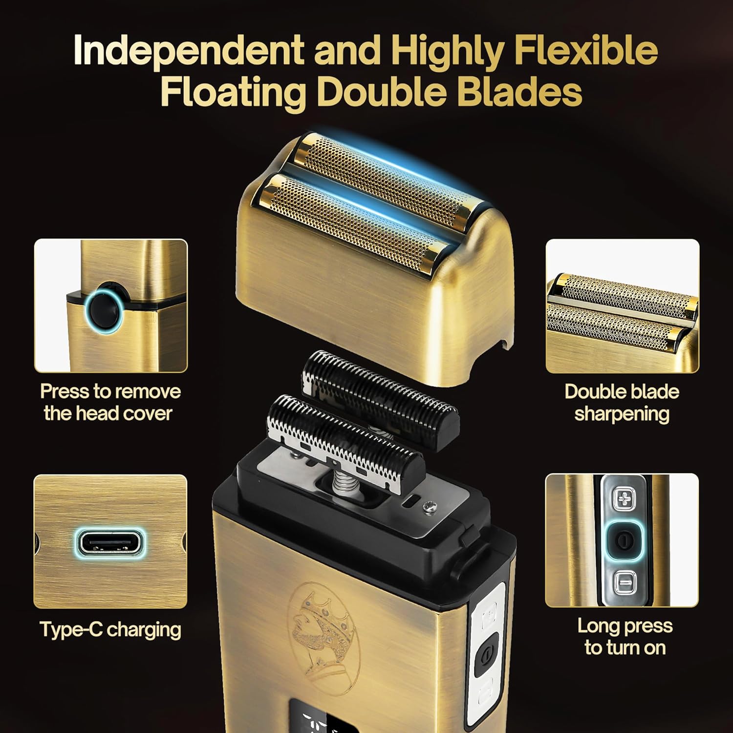 Professional Hair Clippers for Men Clippers and Trimmers Set, Cordless Hair Clippers, Haircutting Machine with Led Display for Barber Mens Grooming Kit - Image 5