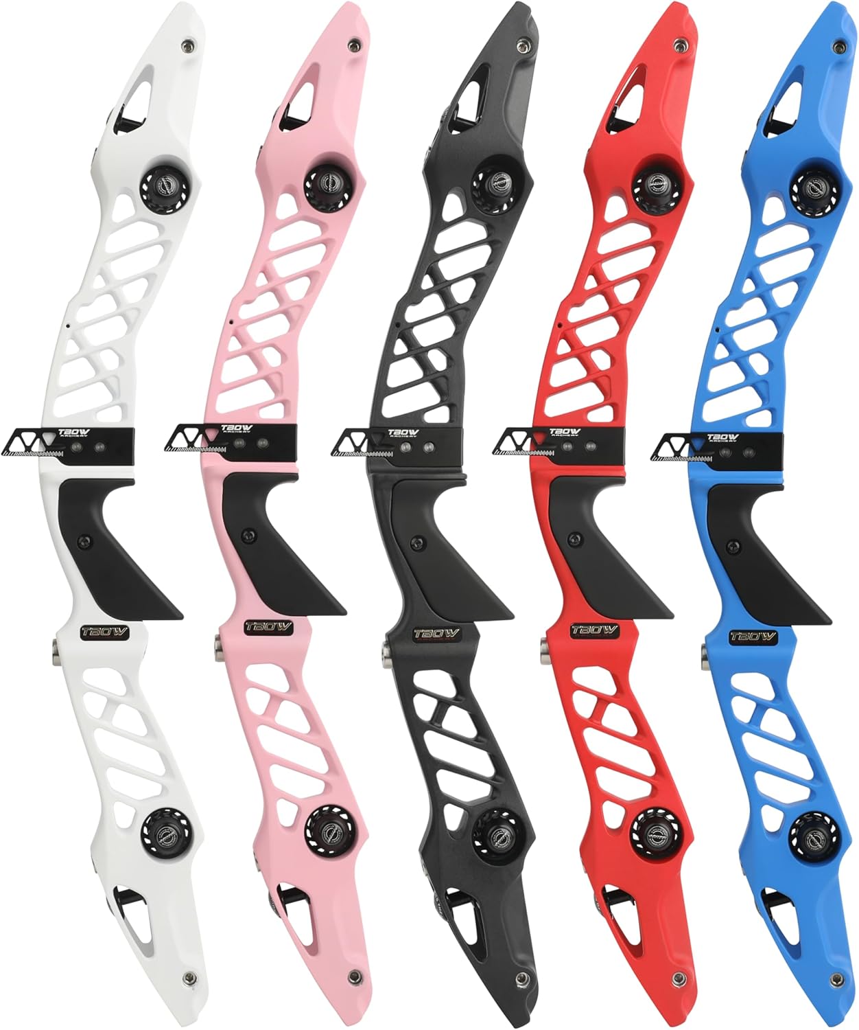 25inch ILF Recurve Bow Riser Right Handed Suitable for 66/68/70/72inch Bows Archery American Hunting Bow Handle for Archery Competition Bow Targeting