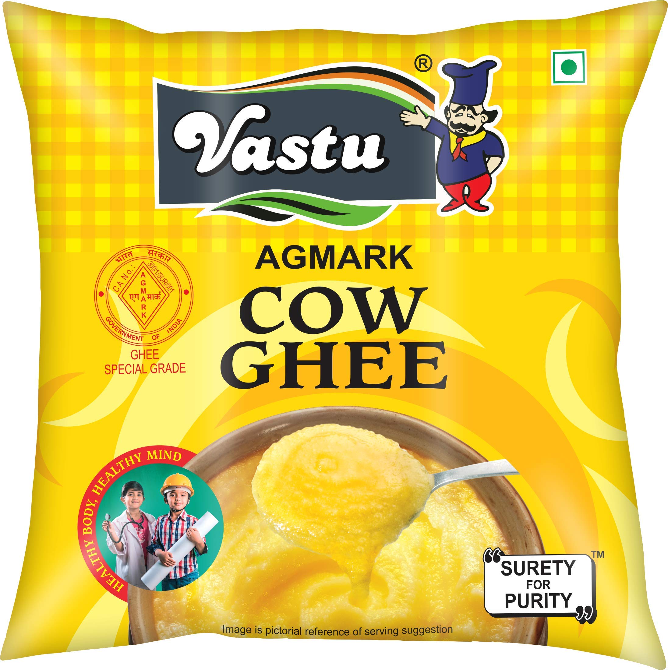 Buy Vastu Cow Desi Ghee Made Traditionally from Curd Pure Cow Ghee