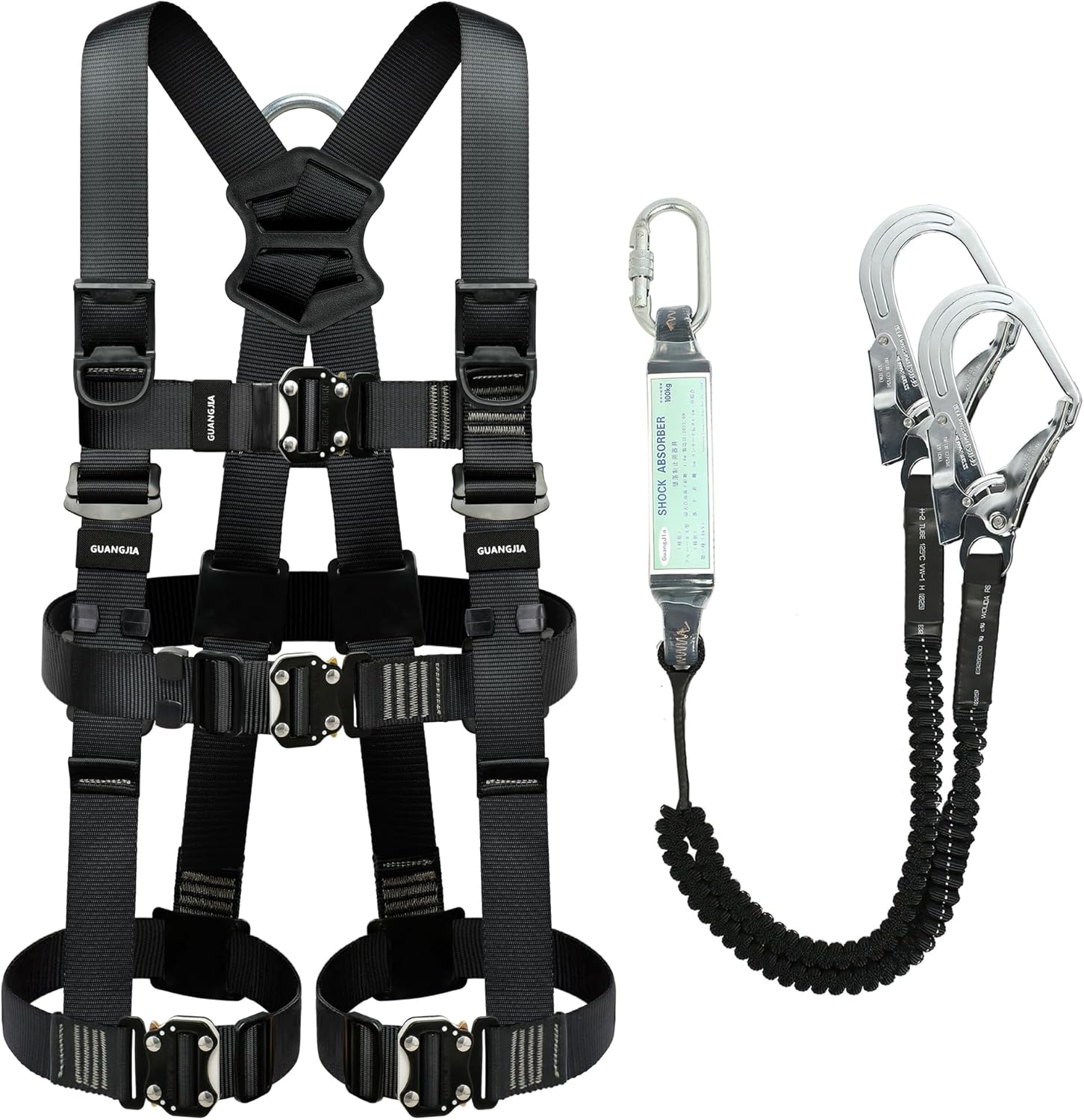 フルハーネスセット 新品　未使用　墜落制止用器具 ハーネス安全帯 新規格適合 Amazon.co.jp: [GUANGJIA] フルハーネス安全帯 新規格 セット