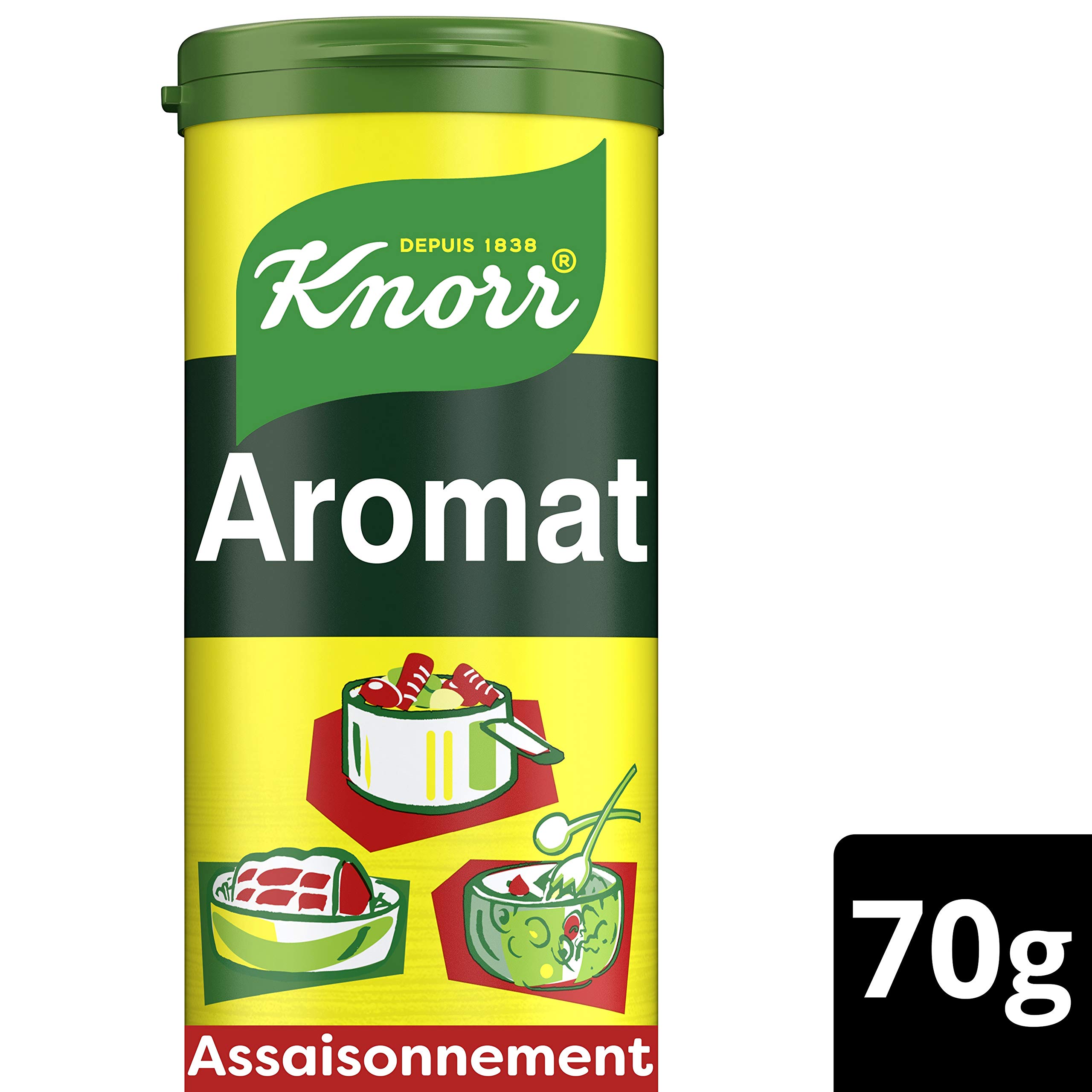 Knorr Seasoning Powder Aromat Condiment To Enhance the Taste of Your Dishes 70g - 2
