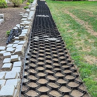 Ground Grid for Landscaping, 2 Inch Thick Gravel Grids HDPE Driveway Grid System Slope Stabilizer Pavers with Permeable Hole, Garden Patio Yard Walkway (Color : W x L, Size : 3x9 m/10x30 ft)