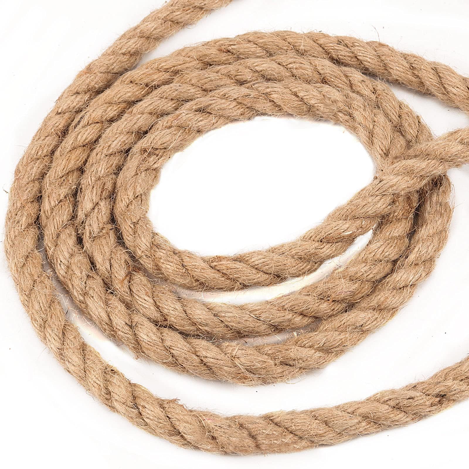 Awagas Terrassenschnur Aus Jute – 26 Mm Dick, 15 M Lang, Natürlich & Strapazierfähig