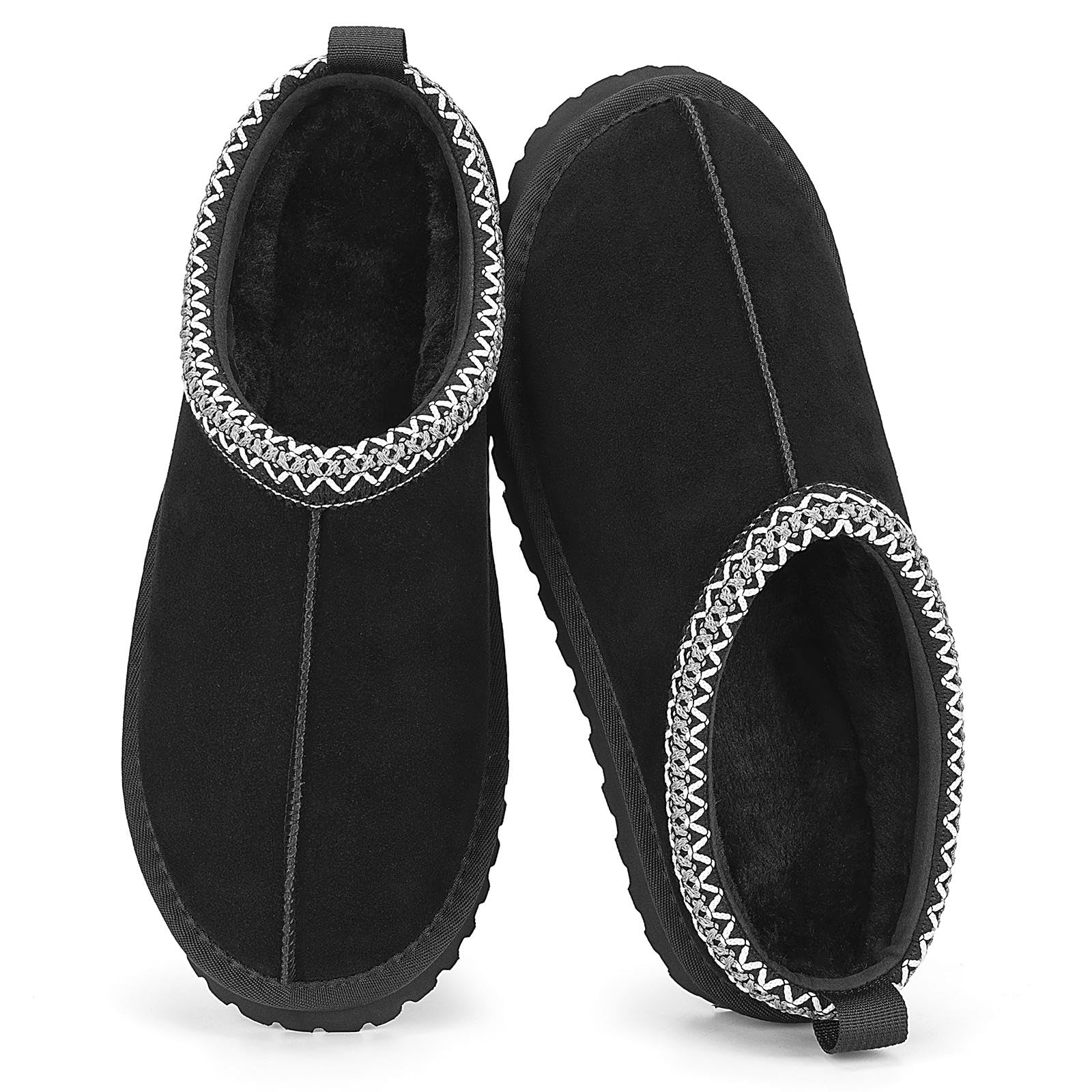 Mishansha Pantofole Donna Invernali Pelose Chiuse Ciabatte 36-43 EU