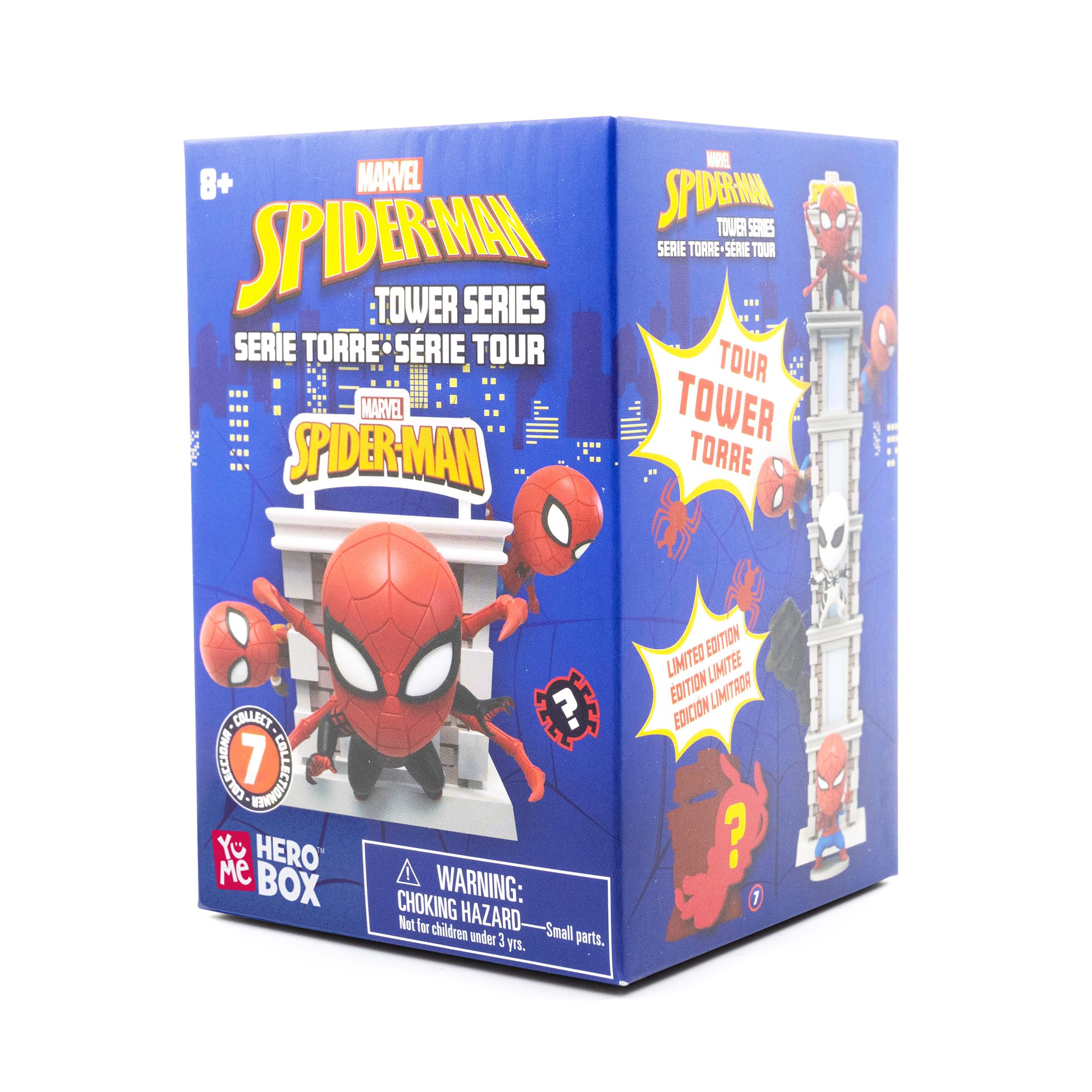 Yume Toys Marvel prsentoir figurines mini Hero Box Tower Series Spider-Man 8 cm (6)