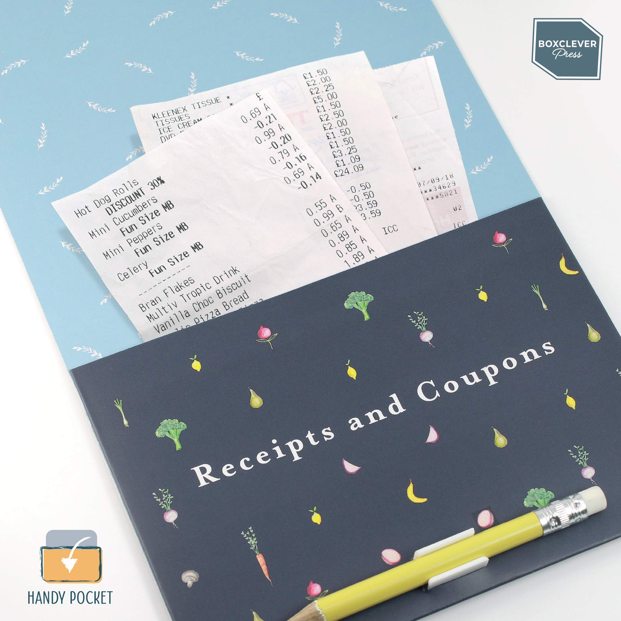 Boxclever Press Shopping List Pad for Fridge. Meal