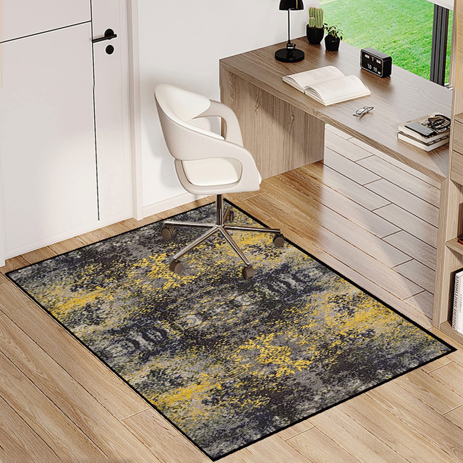 Single tree forest Chair Mat For Carpeted Floor For Office Chair Floor Mat Anti Slip Multi-Purpose Protector Chair Carpet For Home And Office โ image 1
