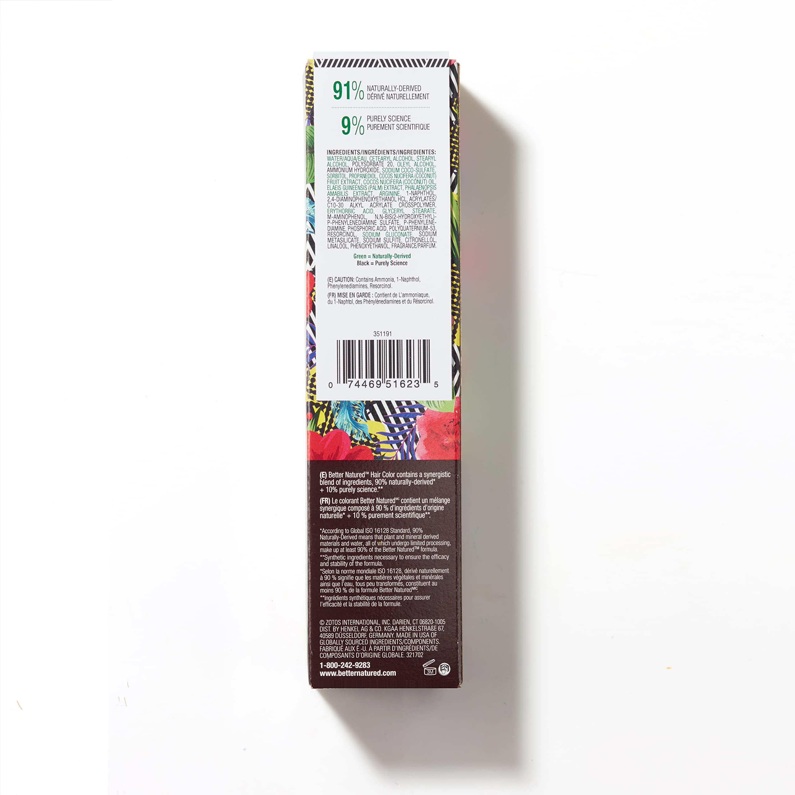 Better Natured Permanent 8BA Blue Ash Blonde Hair Color Dye - Naturally-derived, Vegan & 100% Gray Coverage that Lasts up to 8 Weeks
