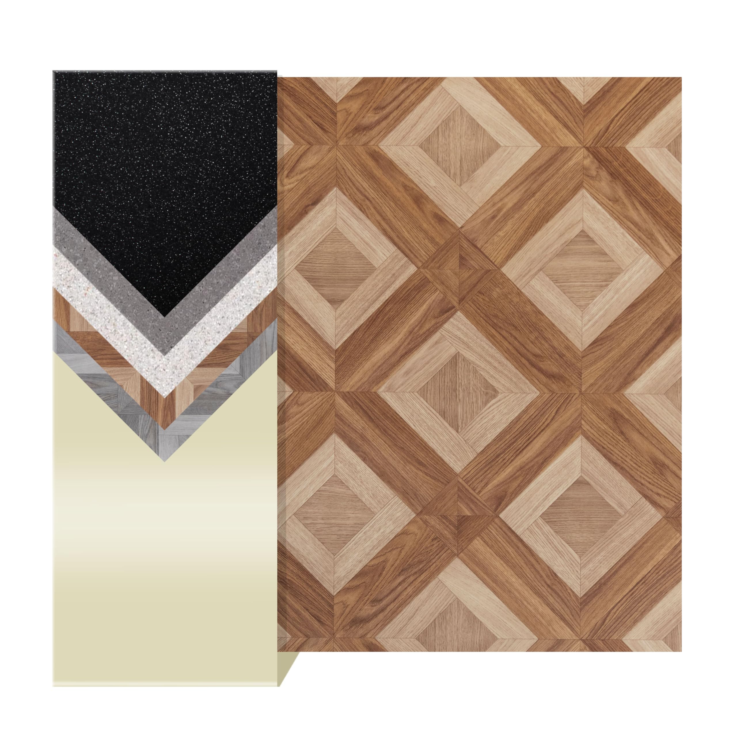 OAKLAND PVC Bodenbelag – Versailles Eiche Natur 2,0 m x 1,0 m