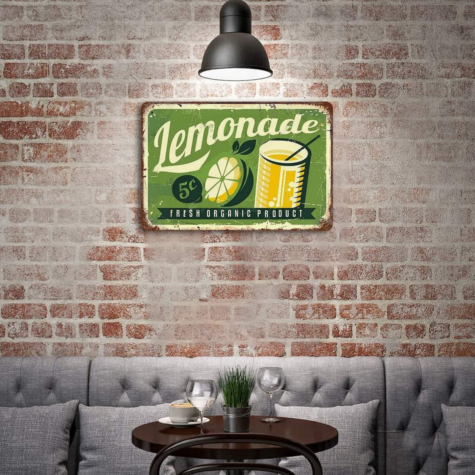 Targa Metallica Retrò 20x30 Cm – Decorazione Da Parete Per Garage, Bar, Man Cave – Arredo Stile Industriale - 4