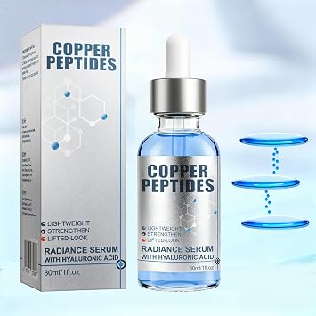 Copper Peptide Serum with Hyaluronic Acid, Firming Hydrating Face Serum