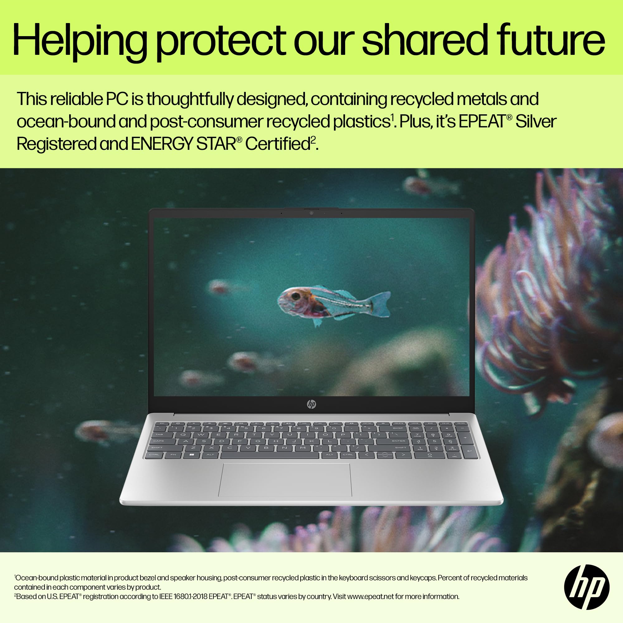 HP 15.6" Laptop | Intel Core i5 i5-1334U Processor | 16 GB RAM | 512 GB SSD | Intel Iris Xᵉ Graphics | FHD Display | Up to 9.75 hrs battery | Windows 11 | Dual Speakers | Natural Silver | 15-fd0072sa — view 12