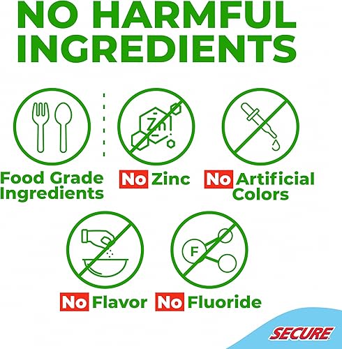 Miniatura 3 de Secure Adhesivo para dentaduras postizas sensibles con aloe vera y mirra, retención máxima de 12 horas, sello impermeable patentado, para todo tipo