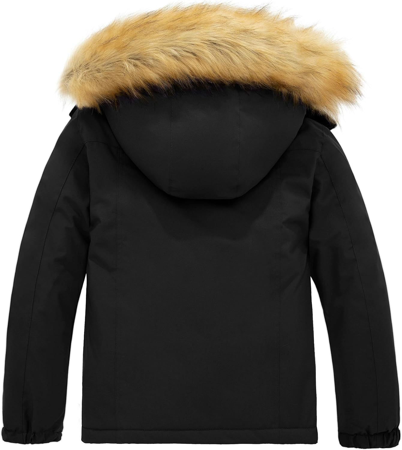 ZSHOW Girls' Ski Jacket Waterproof Warm Winter Coat Fleece Hooded Raincoat with Detachable Hood - Image 3