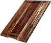 Simply Bamboo Brown Large Organic Hardwood Sheesham Mountain Woods Cutting Board wJuice groove | Cheese Board | Chopping board | Charcuterie board | Butcher Block - 22 x 15"