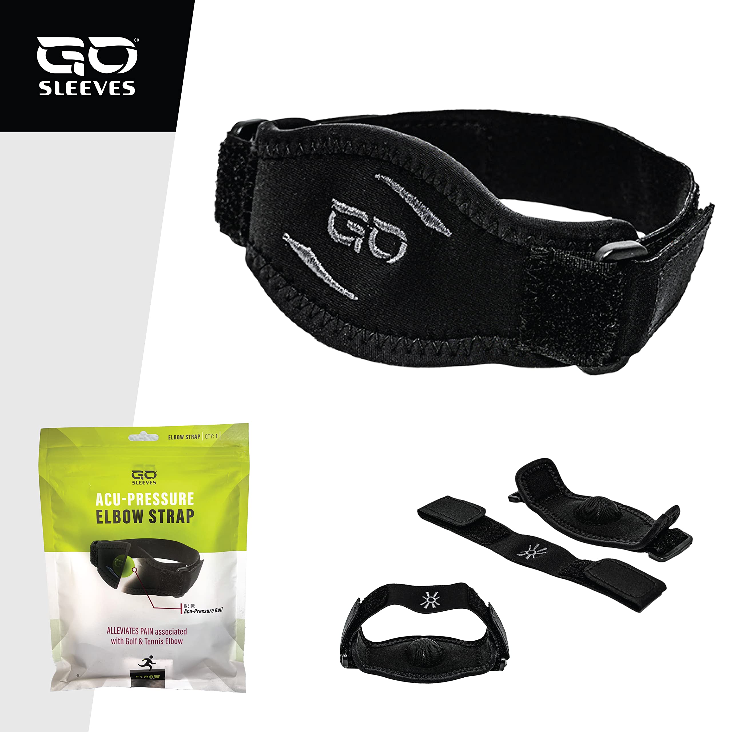 Brazalete de tenis, tendinitis y codos de tenis, para hombre y mujer, correa de codo de acupresión para tenis, golfistas, correa de alivio de antebrazos