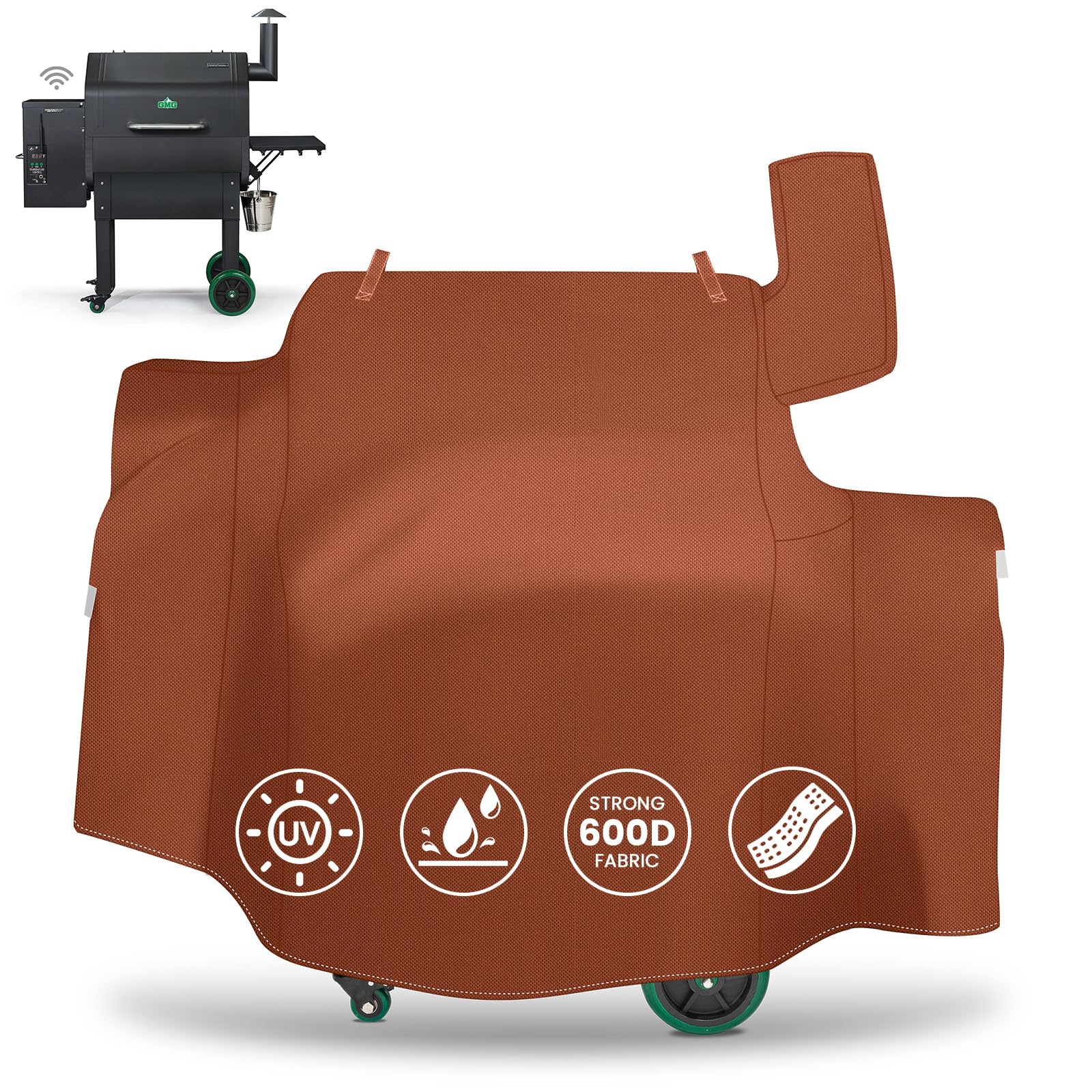 QuliMetal Grill Cover for Green Mountain Daniel Boone Prime WiFi Grills