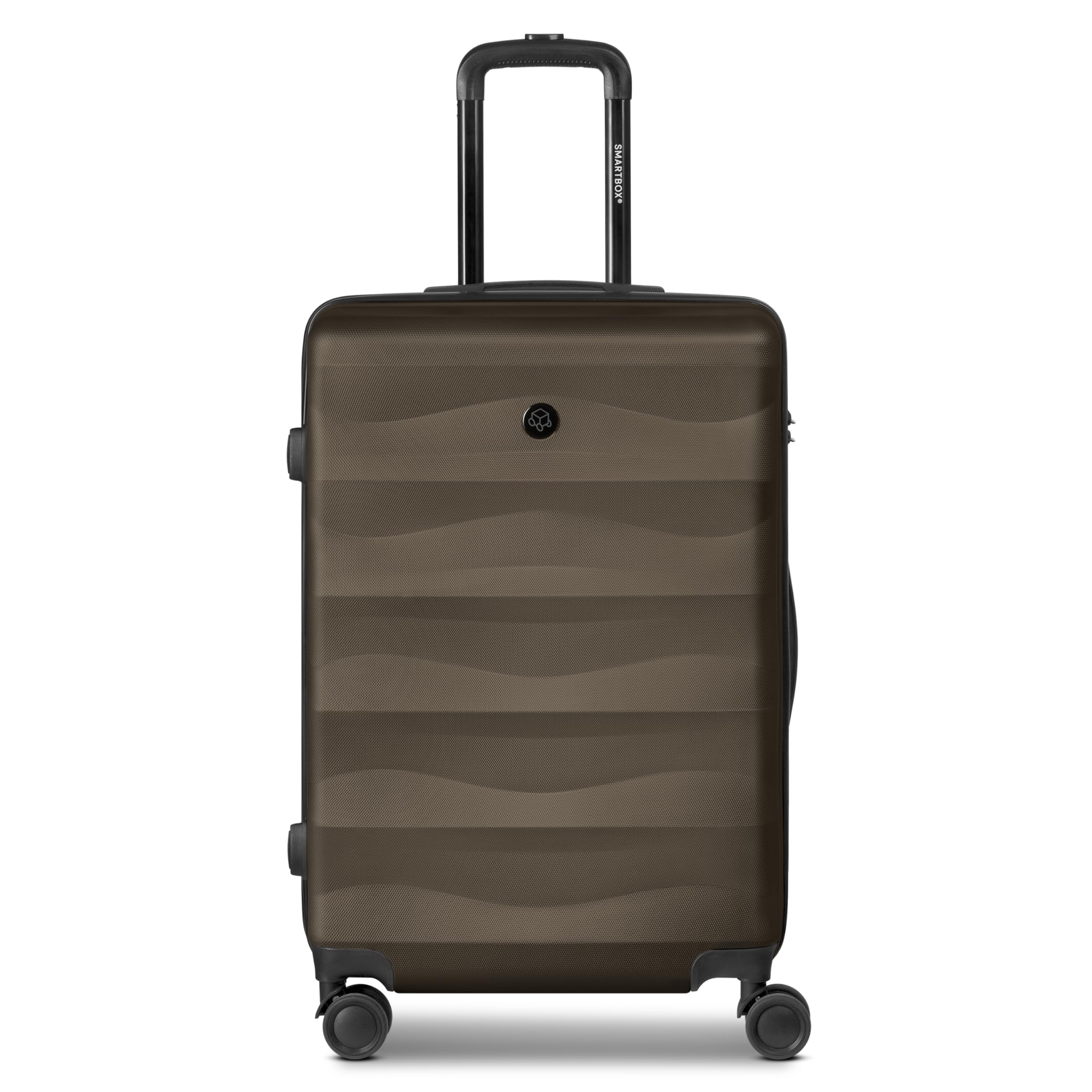 Smartbox Hartschalen Check-in Koffer für Damen & Herren | Mittelgroßer M Trolley 43 x 27 x 65 cm aus hochwertigem & robustem ABS-Material | 4-Doppelrollen & Zahlenschloss | leichte 3 kg (Edition 03)