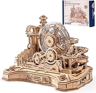 Comprar ROKR Puzzle 3D Madera Pistas para Canicas,Gear Ball Challenge Maquetas para Construir Adultos,Regalos DIY para Hombres y Niños