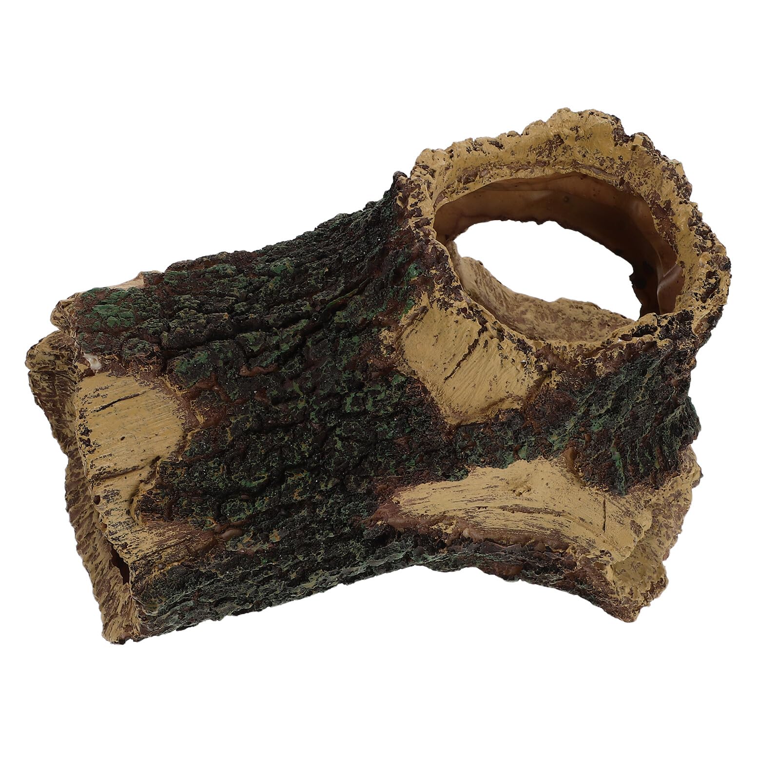 Levemolo Decorazione Acquario Tronco Resina Realistica Rifugio Naturale per Pesci Gamberetti e Tartarughe Adatto Acquari e Terrari di Varie Dimensioni Resistente e Versatile