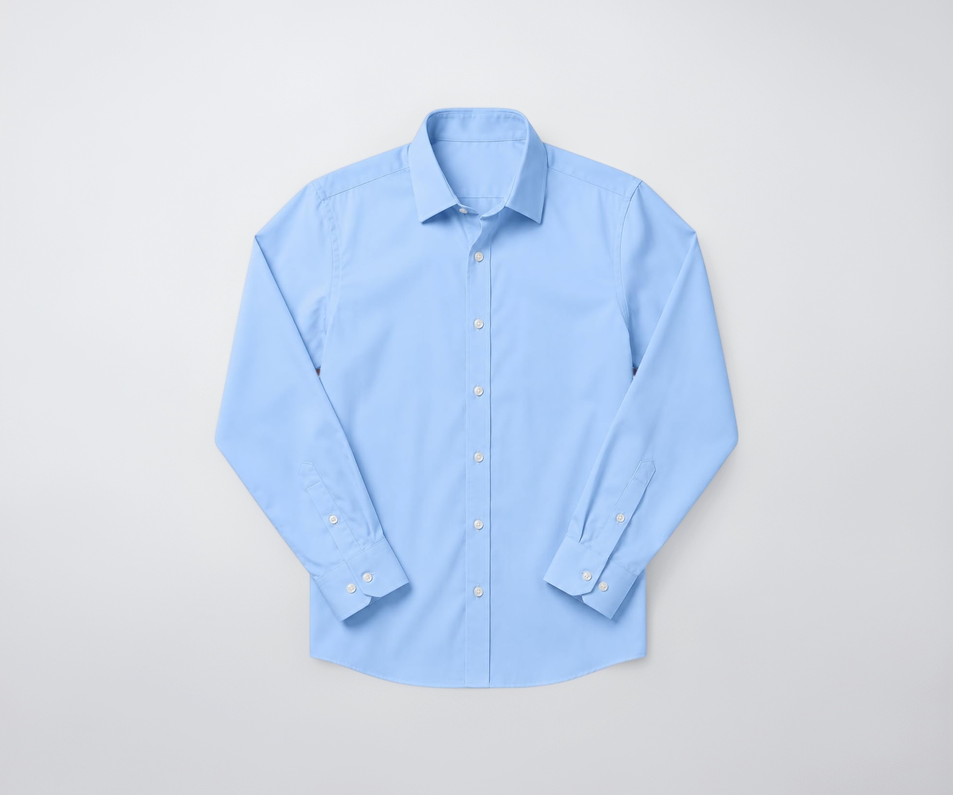 HOUSE OF WHITE & BLACK Men's Cotton Blend Shirt, White - Image 1