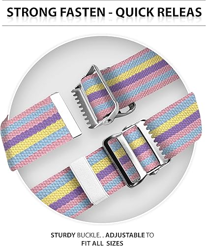 Miniatura 4 de ASA TECHMED Cinturones de marcha para personas mayores, cinturón para levantar la ayuda de pie para ancianos, hebilla de liberación rápida para