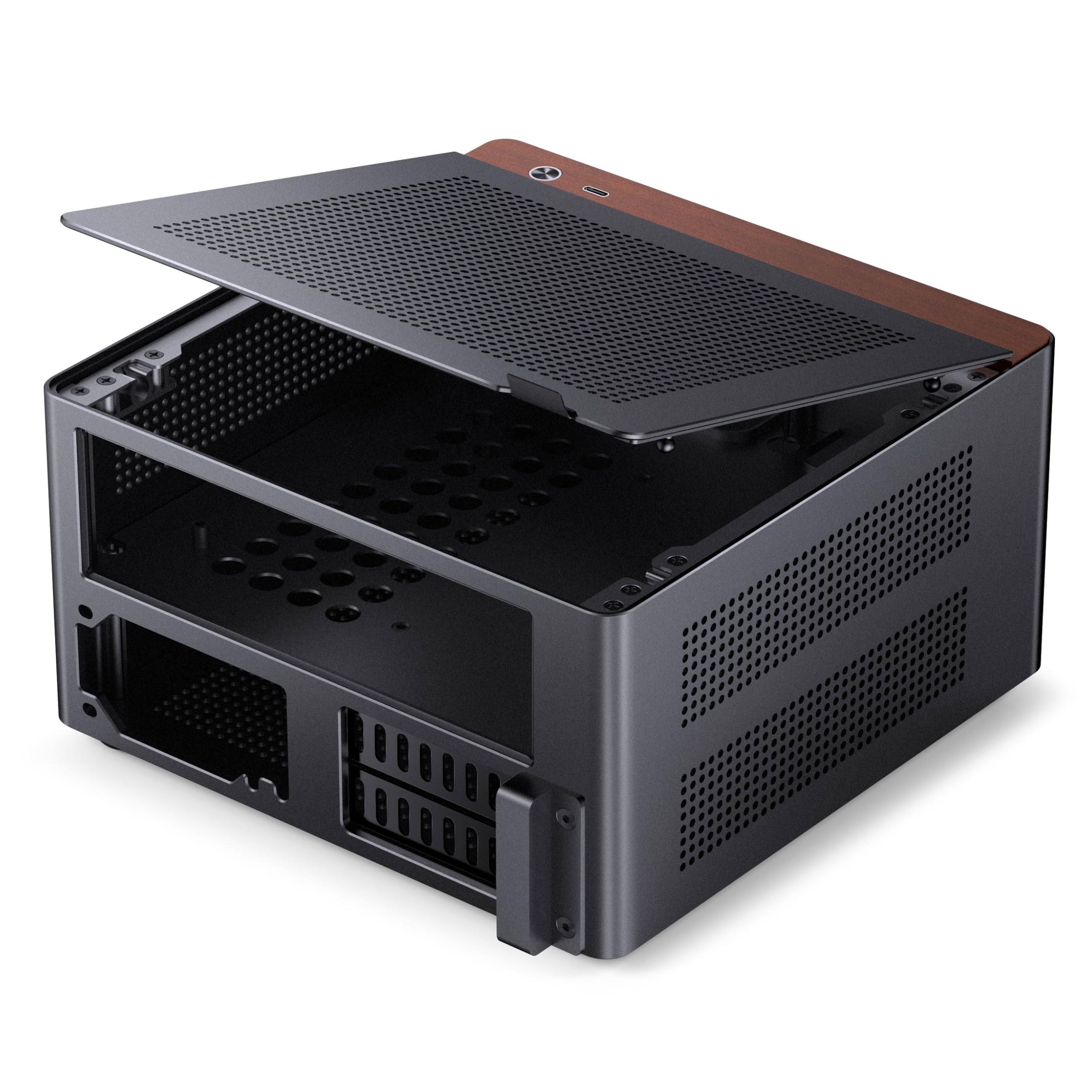 JONSBO NV10 PCケース Jonsbo NV10 ITX Mini Desktop Enclosure Aluminum Alloy 3.3mm
