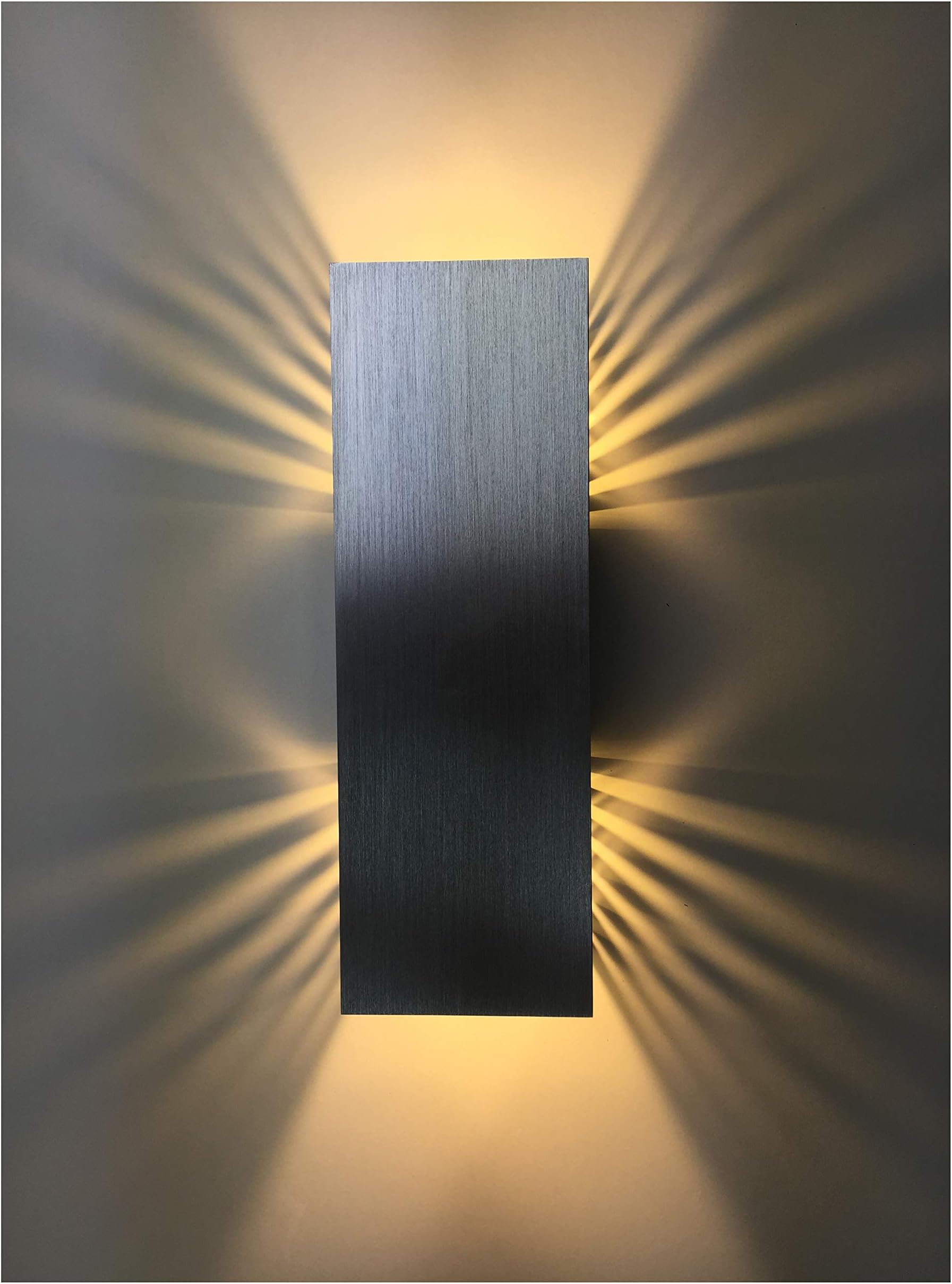 LED Dimmable Wall Lamp Indoor Aluminium warmwhite light 30W Modern Up and Down Light Lightning Fixtures | ShineLED-30 SpiceLED [Energy Class A++]