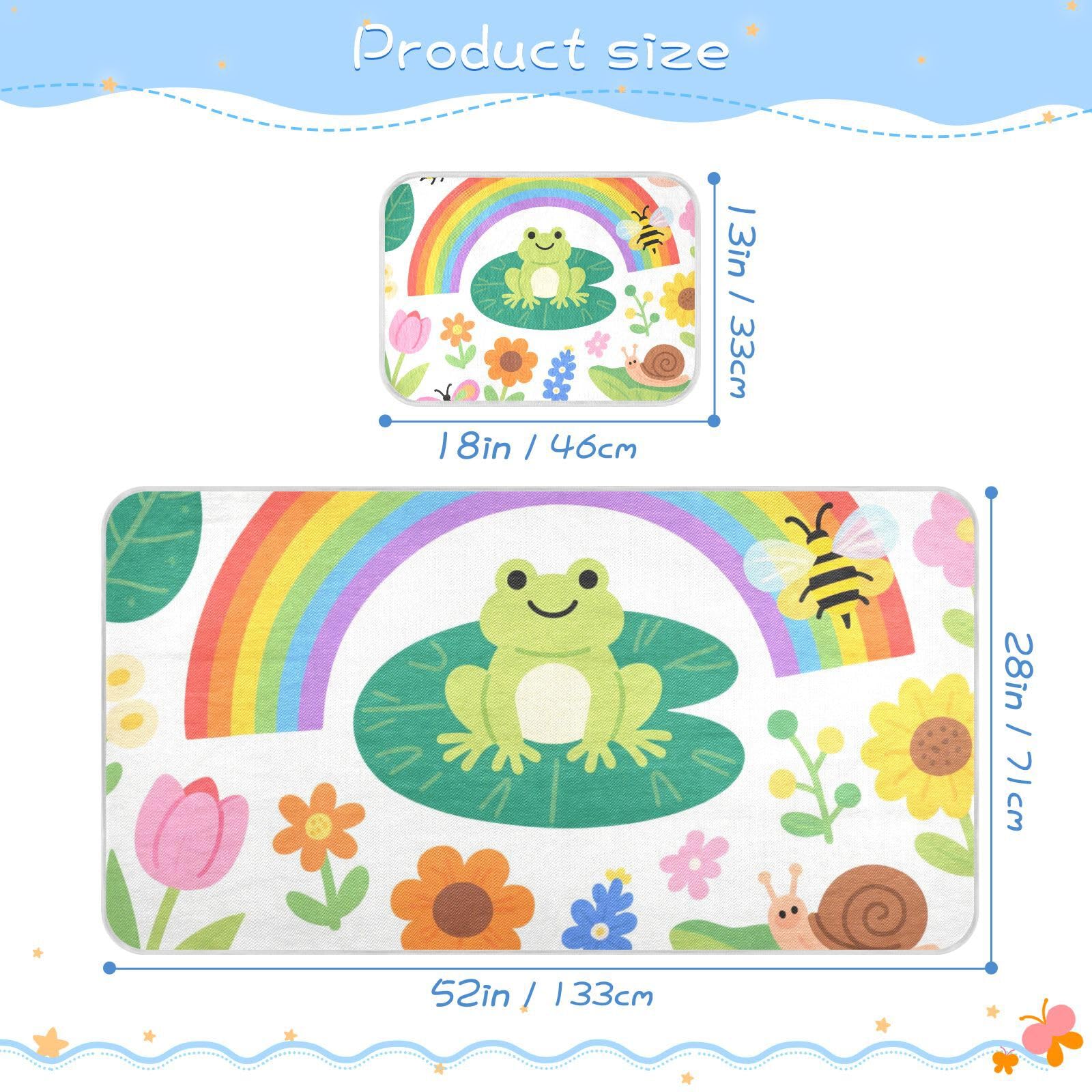 Cooling Baby Waterproof Crib Mattress pad 28