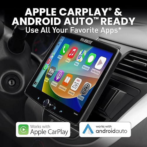 Miniatura 3 de BOSS Audio Systems Elite BE10ACP - Estéreo de auto desmontable de 10.1 pulgadas con pantalla táctil para Apple CarPlay y unidad principal Android