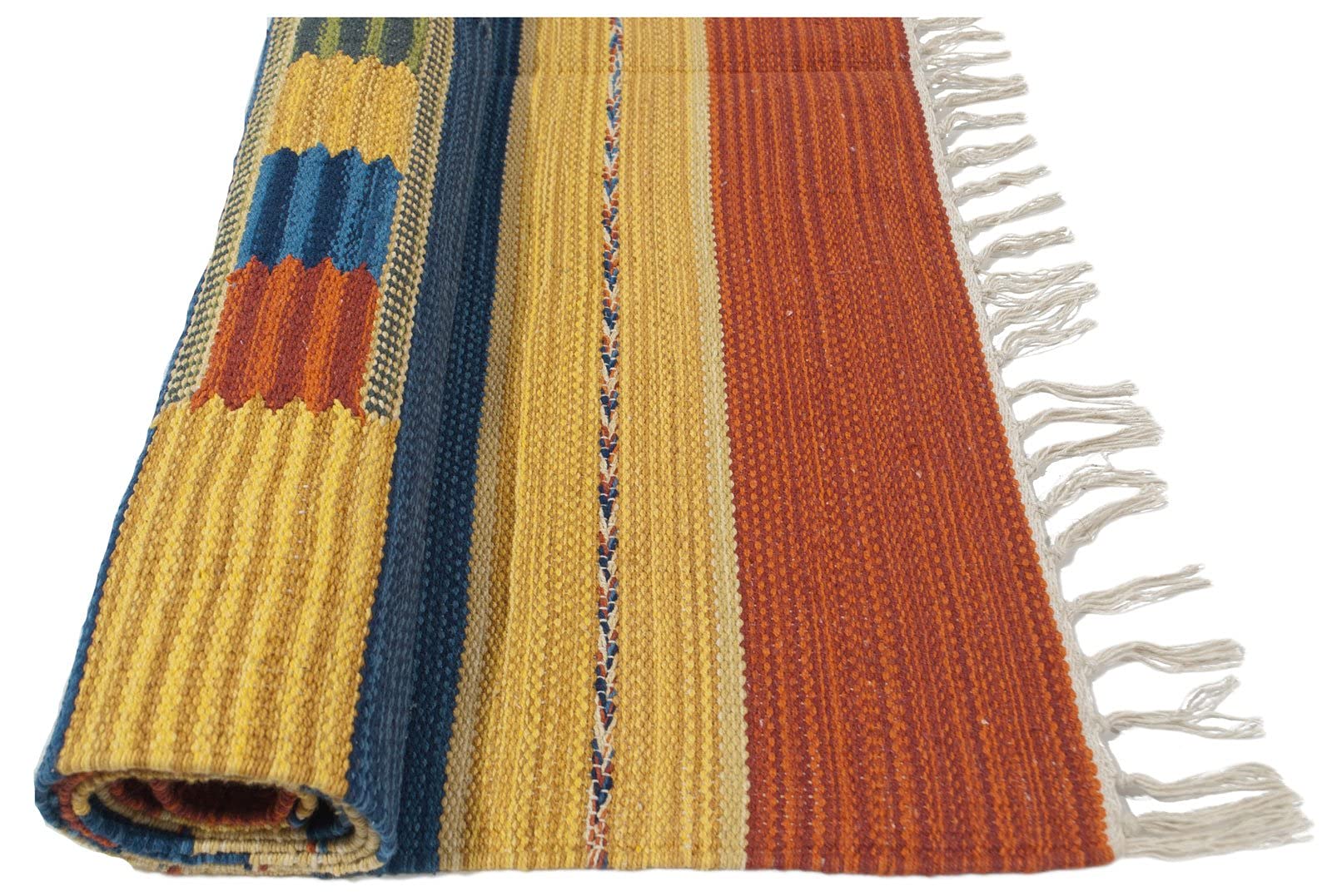 Galleria Farah1970 - 180x120 CM kilim indian original fai main parfait la chambre le salon - lavable en machine …