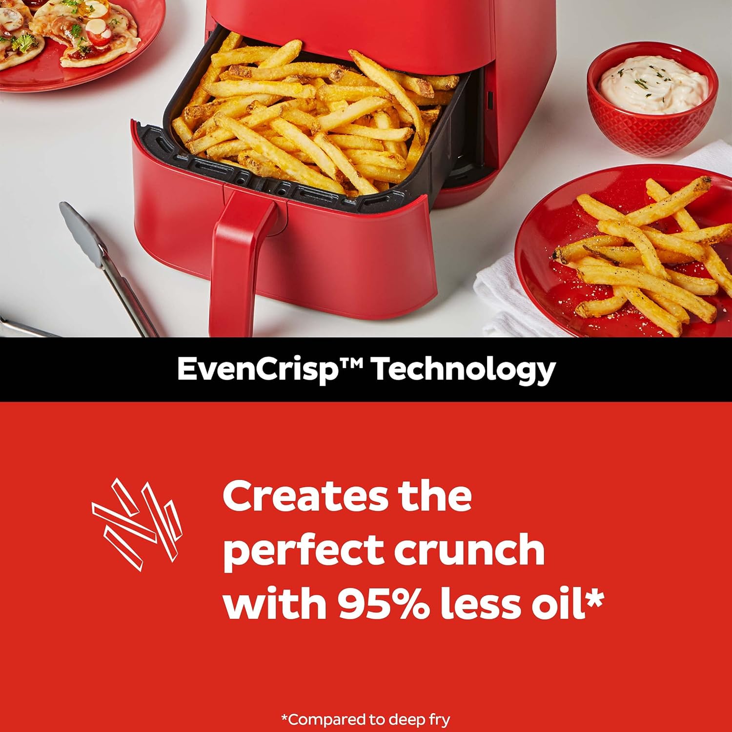 Instant Vortex 4-in-1 Air Fry, Roast, Toast, Crisp, Dehydrate, Reheat, 2 Quart, Black : Everything Else