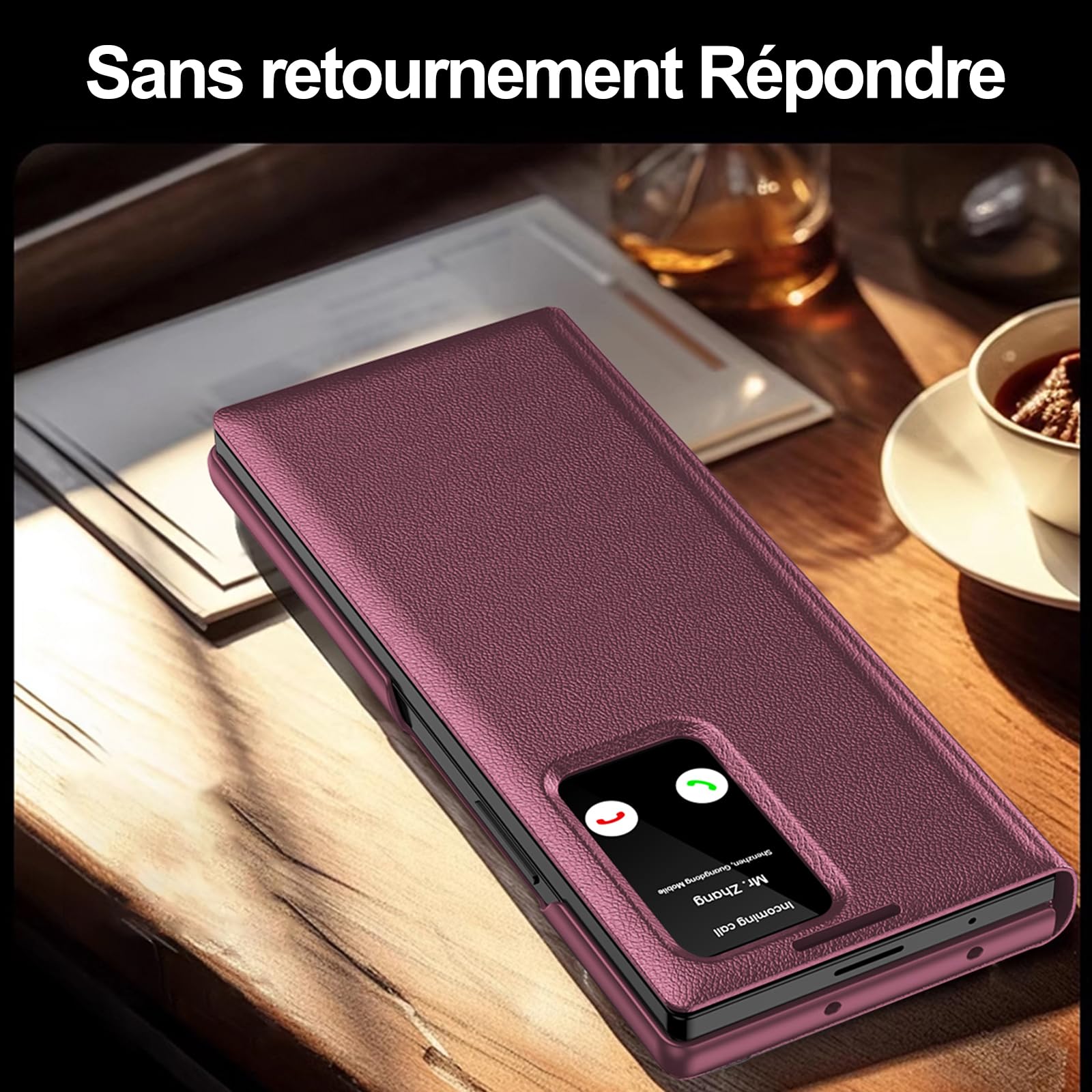 Cover per Samsung Galaxy Z Fold 8 Ultra Smart View Finestra Intelligente