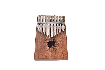17 Key Kalimba Natural Sapele Wood Thumb Piano