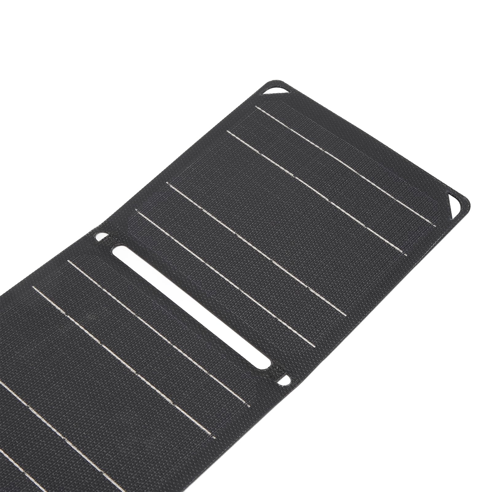 Składany panel słoneczny 20 W IPX4 przenośna ładowarka z podwójnym wyjściem USB, wysoka wydajność konwersji, na kemping, wędrówki, materiał tkaniny Oxford