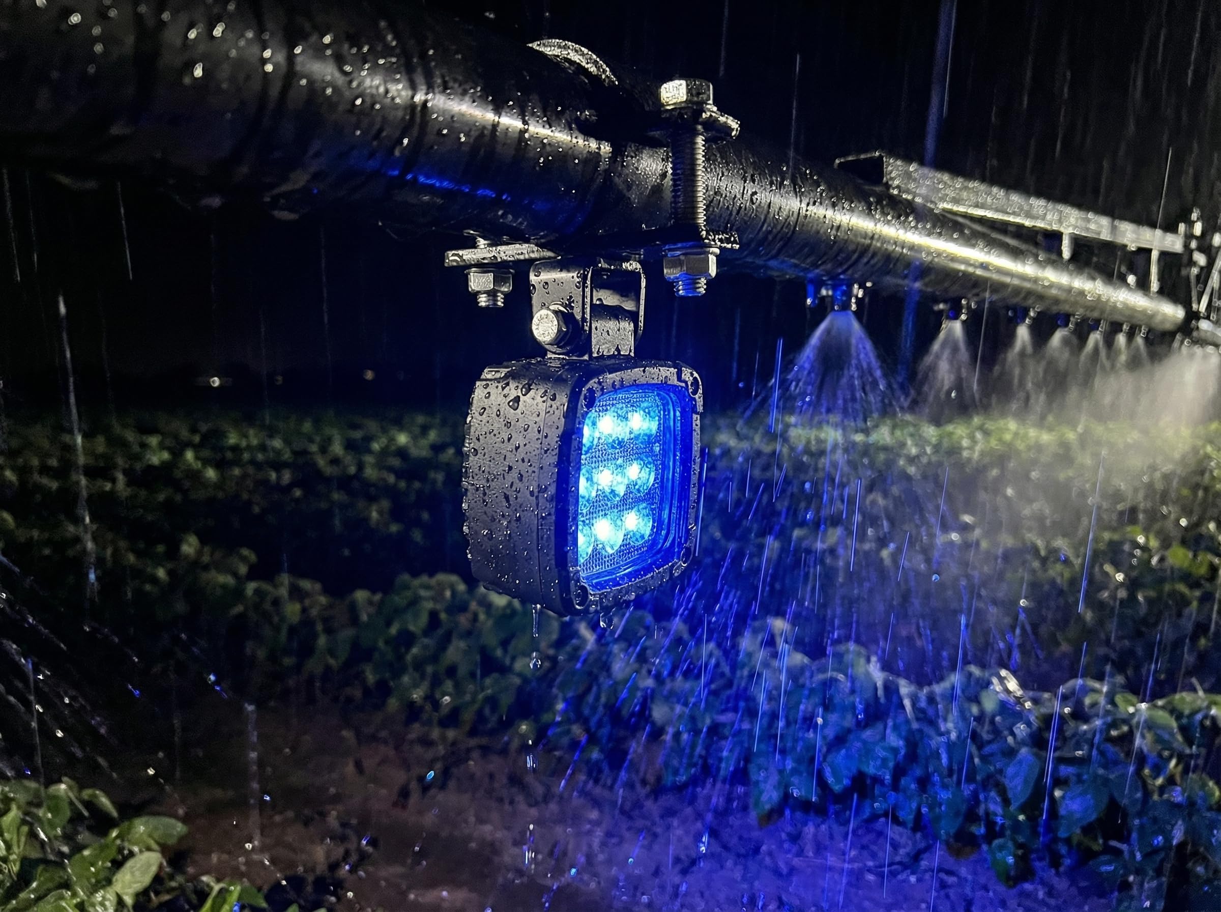 Ryme Automotive Foco LED Azul 30W 230 lm 10-30V IP69K IP67 Carcasa Aluminio Homologación ECE R10