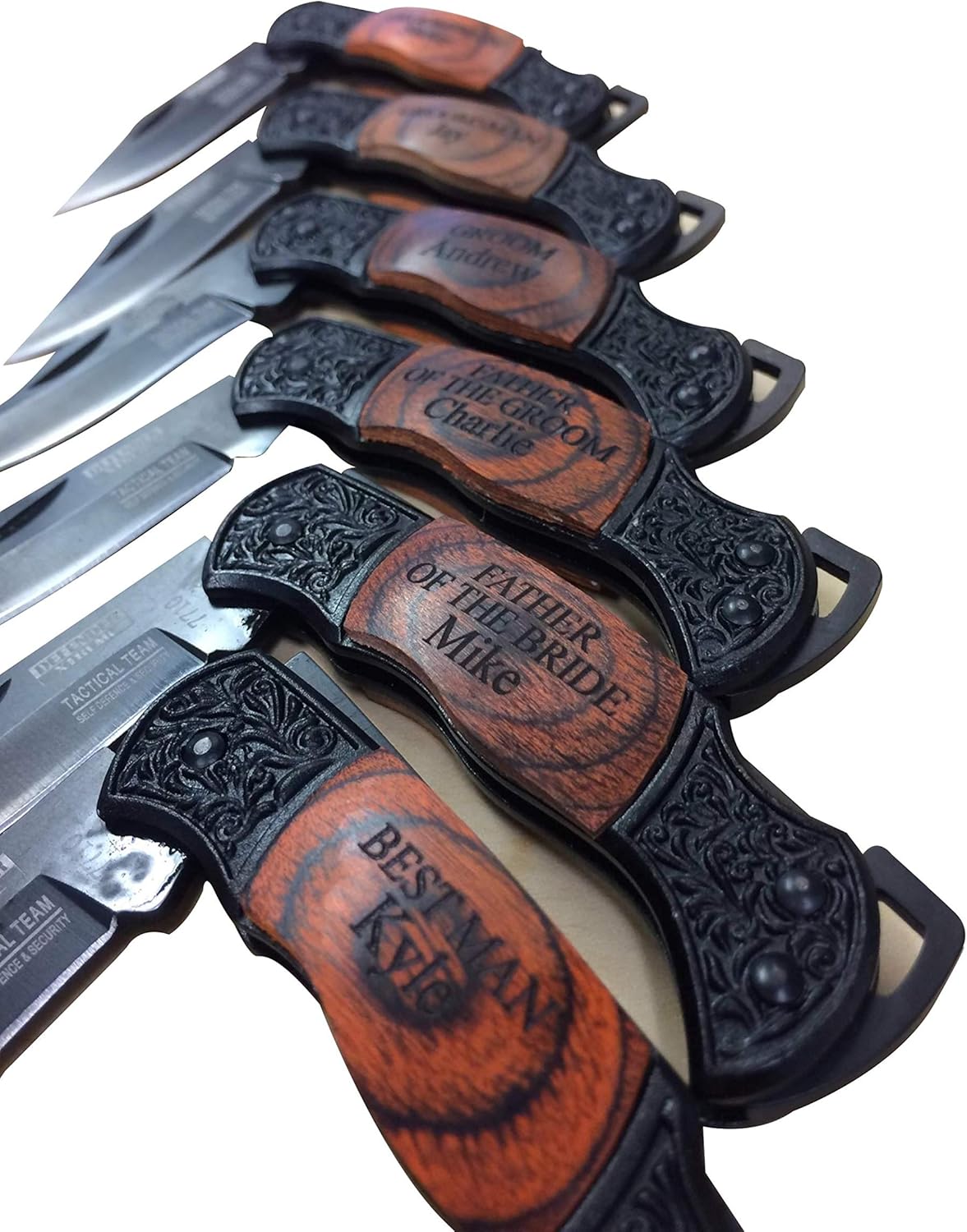 Groomsmen Gift, Set of 6, Personalized Pocket Knife, Engraved Knives, Groomsman Gift Sets, Wedding Gifts, Groomsmen Knife, Groomsman Knife, Groomsman knives, Groomsman knife