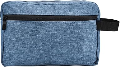 Beauty Case da Viaggio, Borse Portatrucco con Maniglia, Portatile Borsa da Toilette per Uomo Donna, Impermeabile Borsetta da Toilette, Borsa da Barba per Accessori da Toeletta (blu)