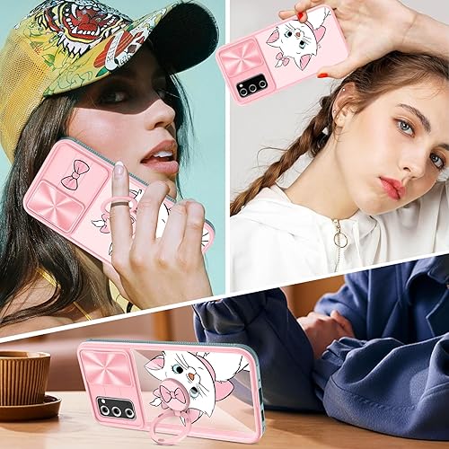 Miniatura 6 de Joyleop Funda 2 en 1 para Samsung Galaxy S20 Fe 5G de dibujos animados linda para niñas, mujeres, adolescentes, niños, fundas de teléfono femeninas,