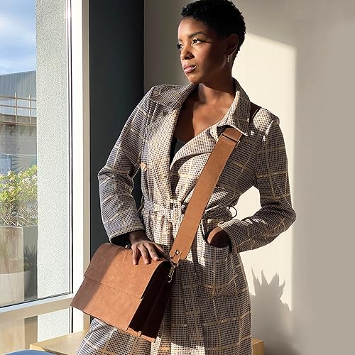 Miniatura 8 de Camille - Bolso cruzado y bandolera hecho a mano en Estados Unidos con cuero italiano fino y herrajes de primera calidad