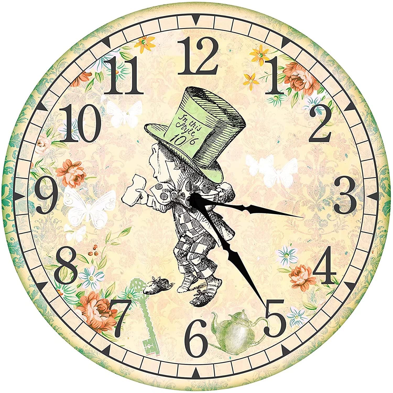 Amazon.com: 300 pc Round Jigsaw Puzzle - mad Hatter Clock Alice in  Wonderland - 300 Piece Creative Round Board Jigsaw Puzzles - Fun Games Toys  Unique Piece Puzzle Educational : Toys & Games