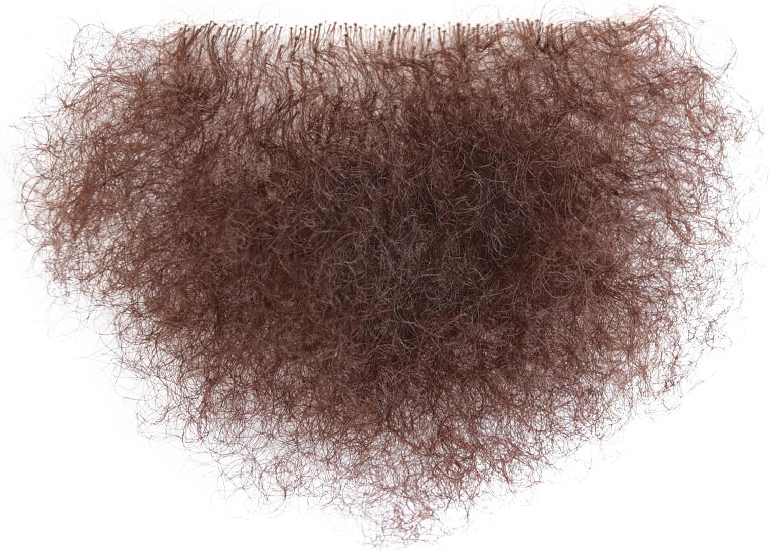 Fake Private Hair Handmade Biniki Hair Temprature Fiber Adding Volume (Style1, Dark Brown)