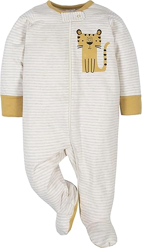 Miniatura 4 de Gerber Sleep 'n Play Mamelucos para niños y bebés, paquete de 4