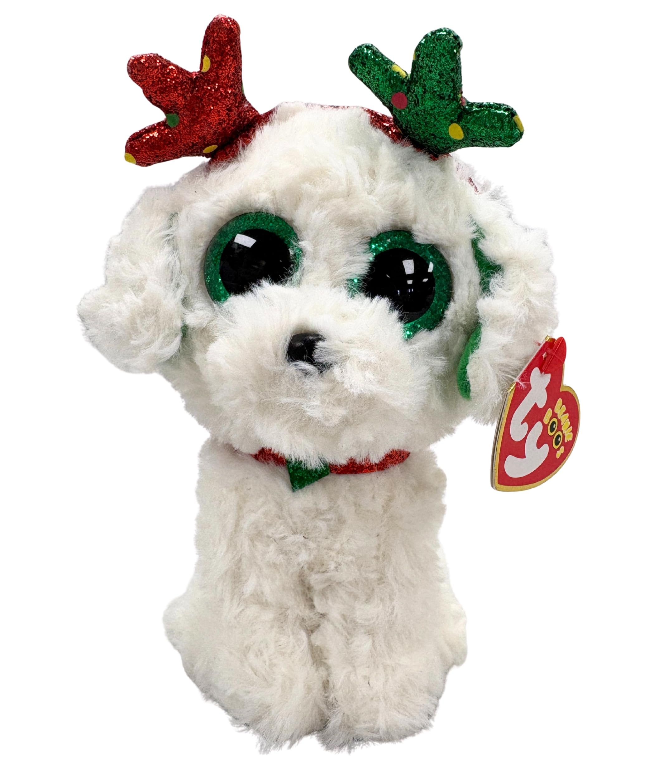 TY Sugar Dog Xmas 2019 pluszowy wielokolorowy One Size