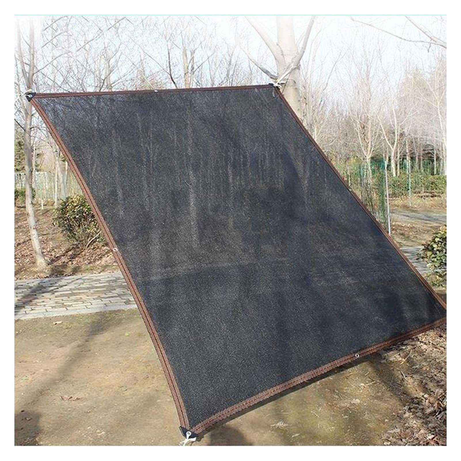 Plant Shade Net Outdoor Sunshade Awning Sturdy Durable Used for Garden Greenhouse Terrace Shade Net Customize Different Sizes (Black 3×6m)
