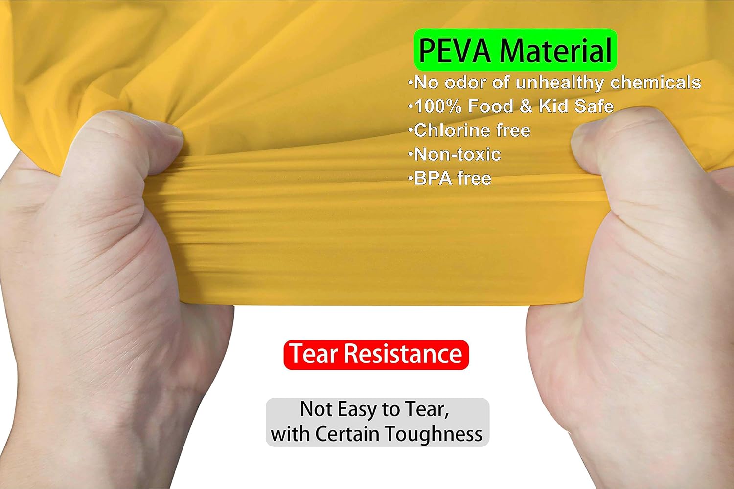Yellow Plastic Tablecloth 12 Pack Disposable Table Covers 84 Inch Circle Shower Party Tablecovers PEVA Vinyl Table Cloth for Round Tables up to 6 ft and Picnic BBQ Birthday Wedding Catering Banquet