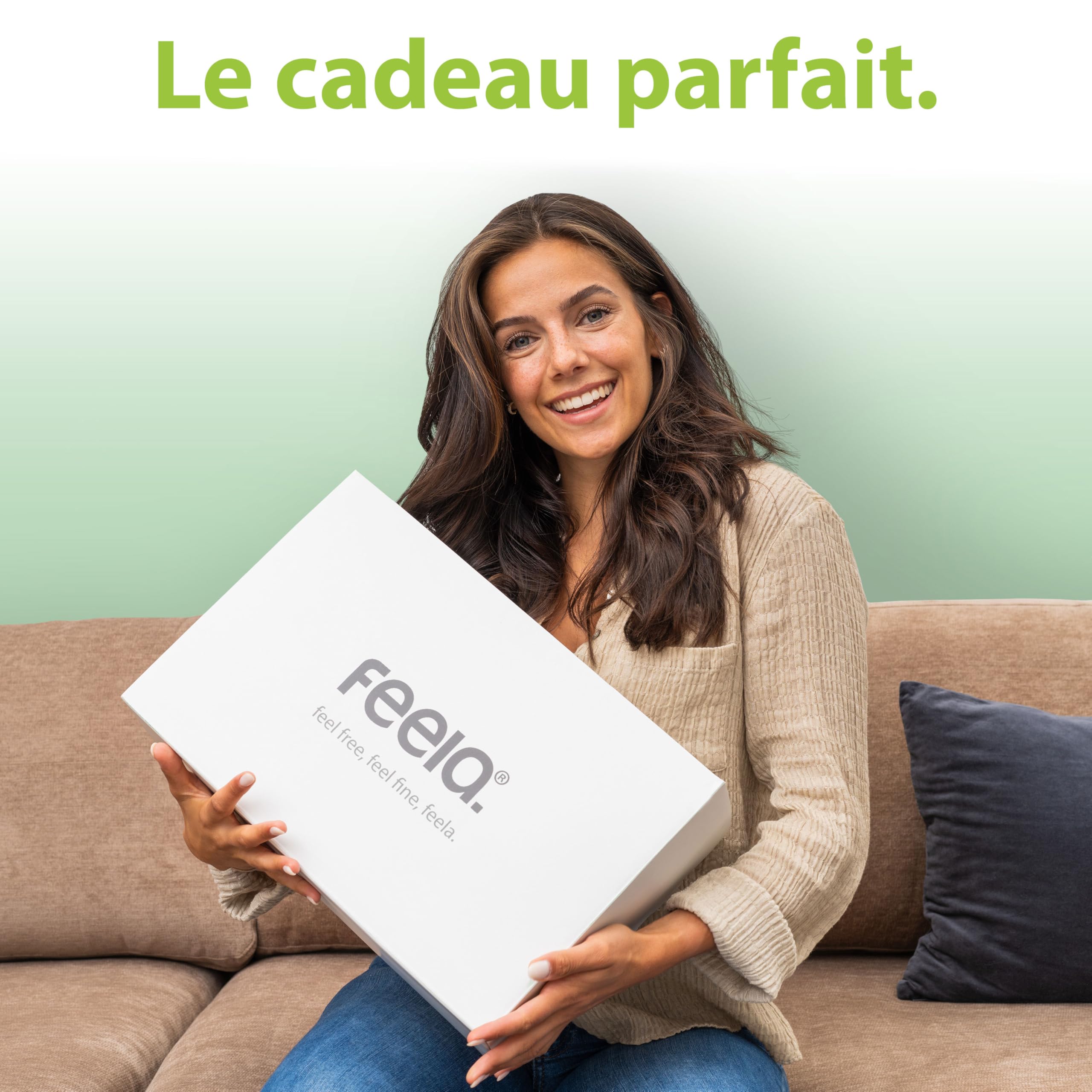 feela.® Repose-pieds ergonomique pour bureau & Co | Utilisable comme tabouret, repose-pieds ou repose-pieds au bureau | Foot Rest | Réglable en hauteur (Noir)