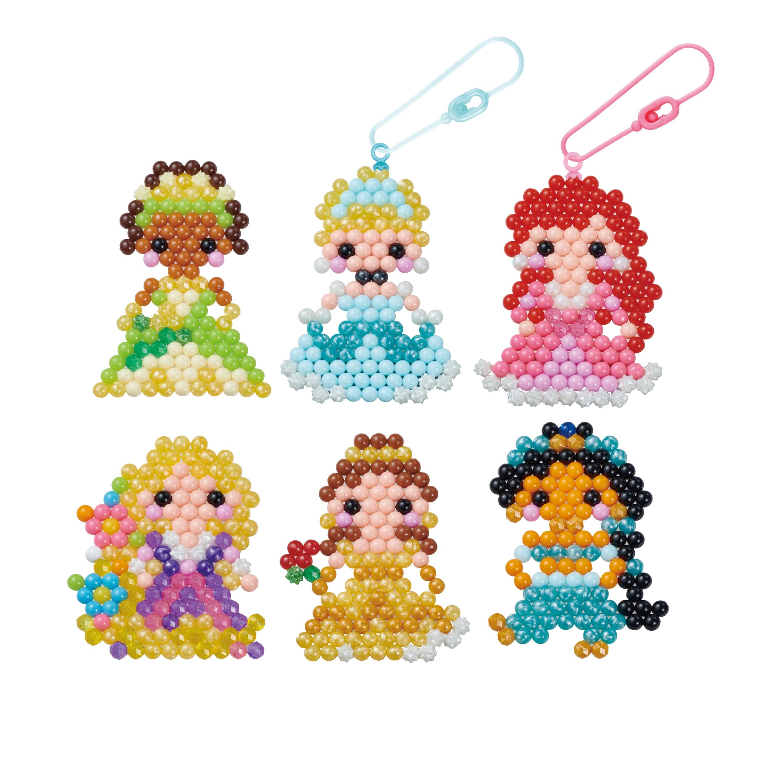 Aquabeads - Disney Princess Keychain Craft Kit 35165 - Arts & Crafts Bead Activity Toy